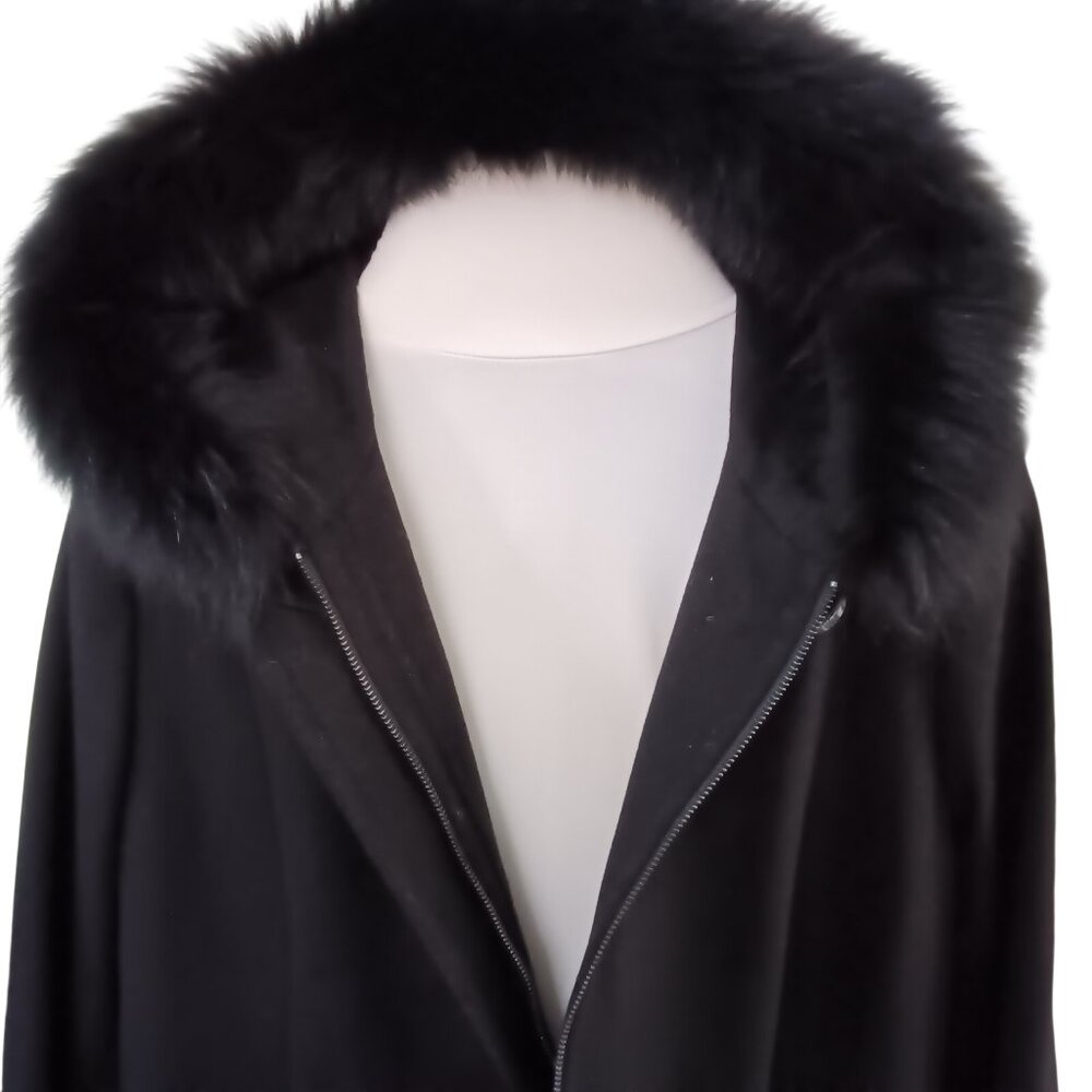 Kristen Blake  Fox Fur Trimed Hood Jacket Coat NWT 1X - Picture 5 of 9